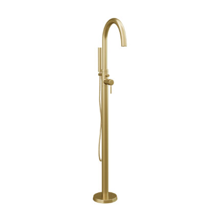 Satin Brass Freestanding faucet