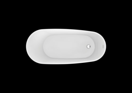 68" modern acrylic slipper tub