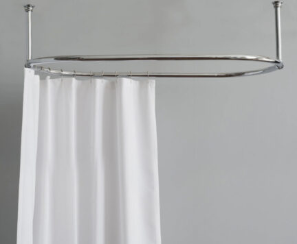54"x30" stainless steel shower ring for tubs