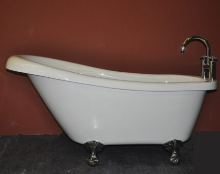 60" acrylic slipper tub